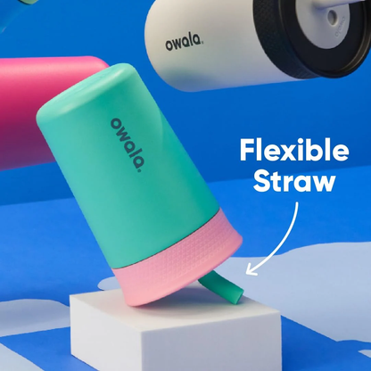 Owala Kids Insulated Travel Tumbler 12 Oz - Leak-Proof Stainless Steel Water Bottle for Children